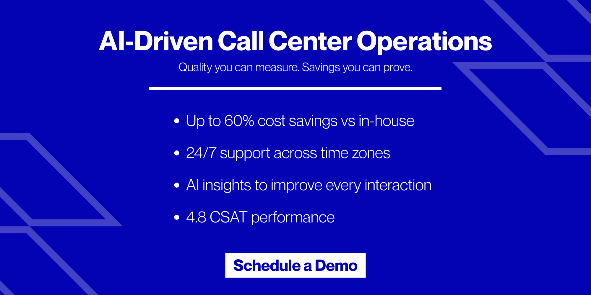 AI Driven Call Center Operations