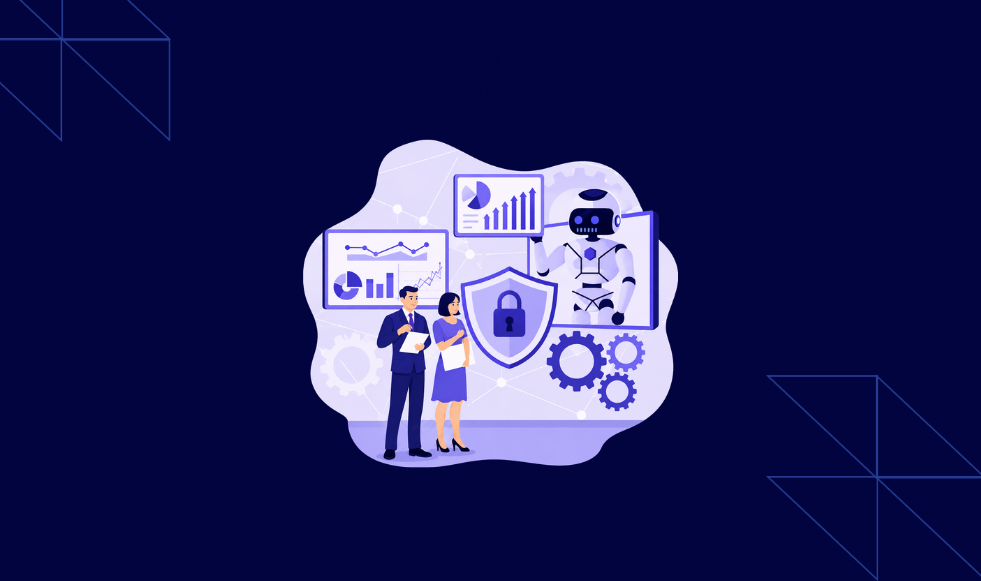 meaning of ai optimizing the shift left support