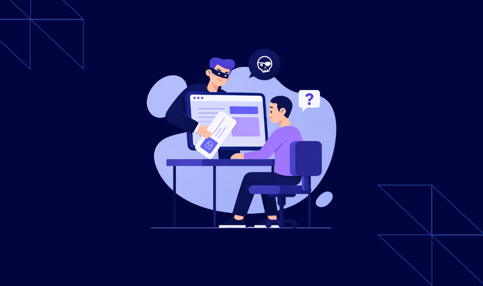 fraud and disputes operating model need