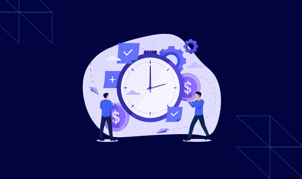 process of reducing average handle time